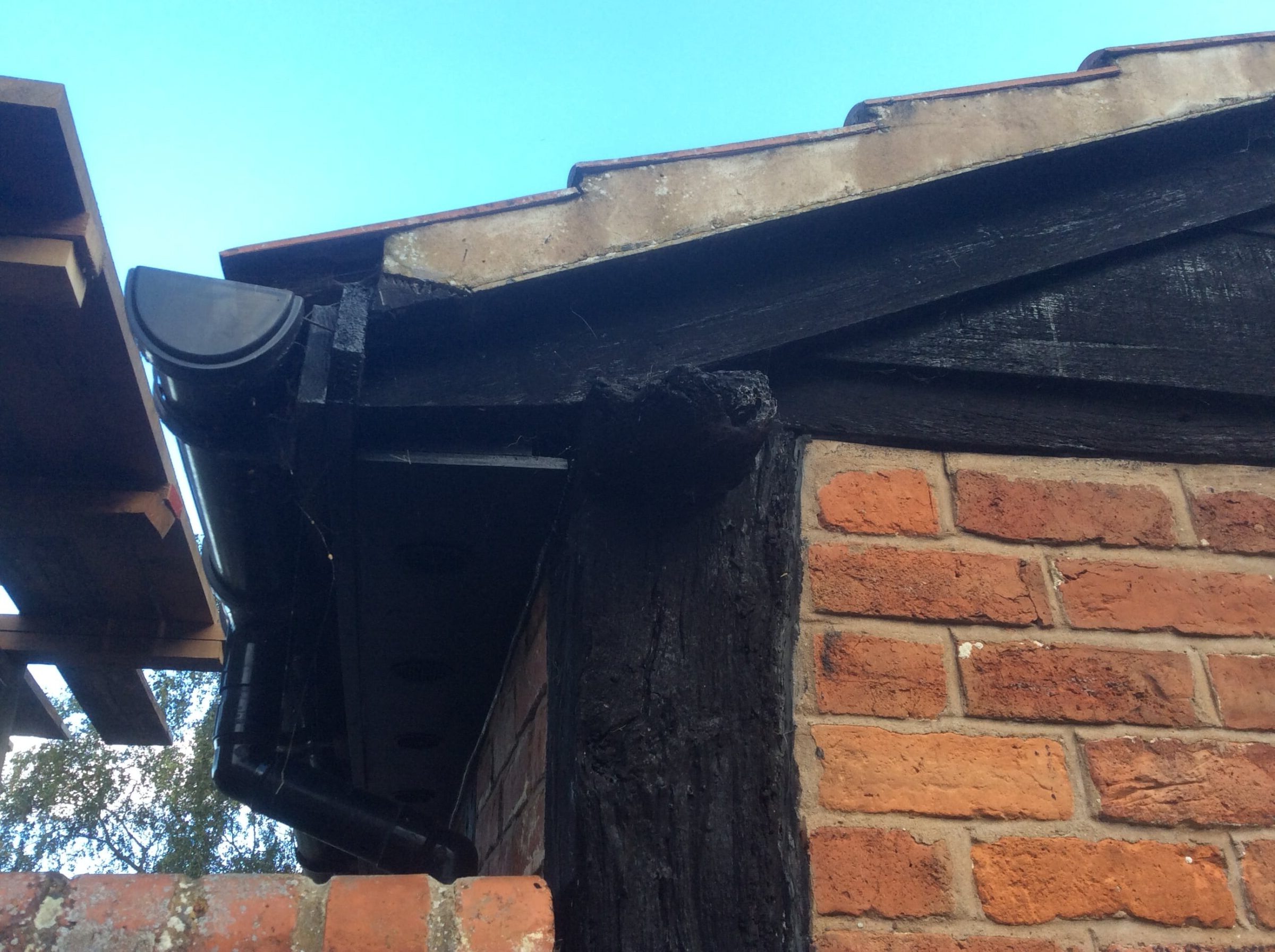 Timber frame restoration, Herefordshire