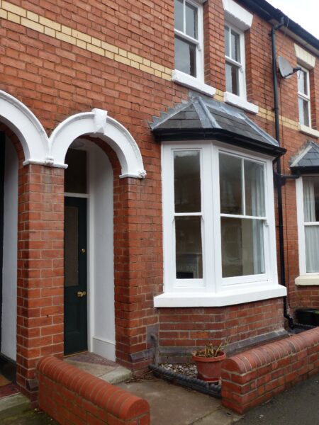 Window restoration as part of property renovation, Hereford